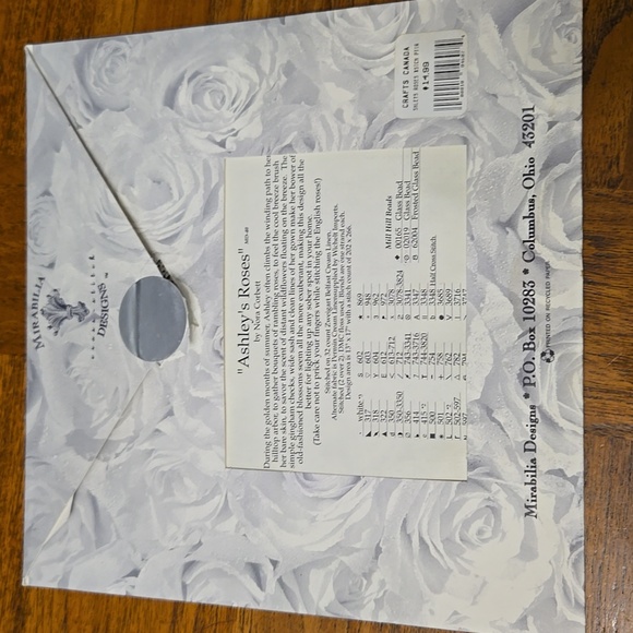 Mirabilia Cross Stitch Pattern: Ashley's Roses - Picture 3 of 4
